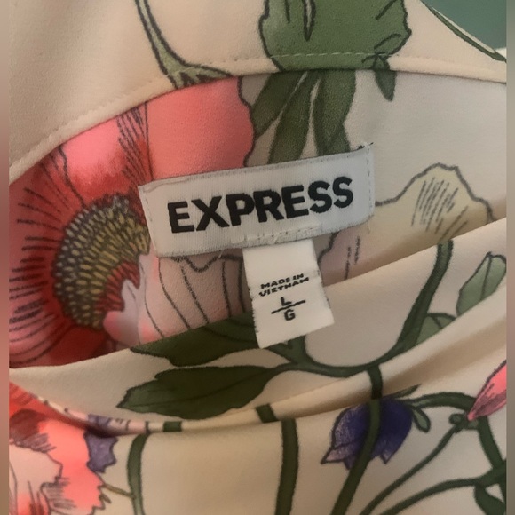 Colorful off the shoulder dress from Express! Wonderful quality and condition! - Picture 3 of 3